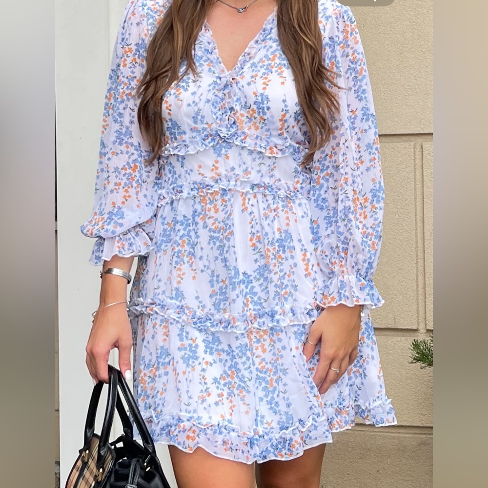 Floral Ruffle Dress